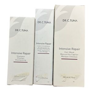 Dr. C. Tuna intensive Repair hair care set shampoo, mask and conditioner